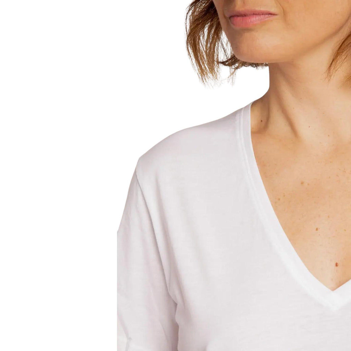 Romy Slub V-neck Tee