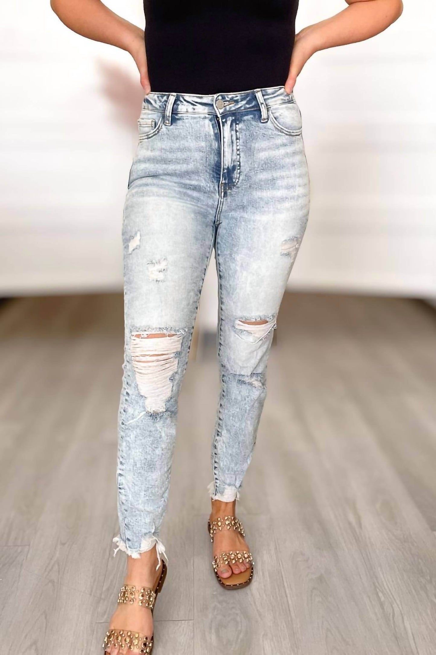 Blakely - Billie Distressed Skinny Jeans - Rack Hunt -