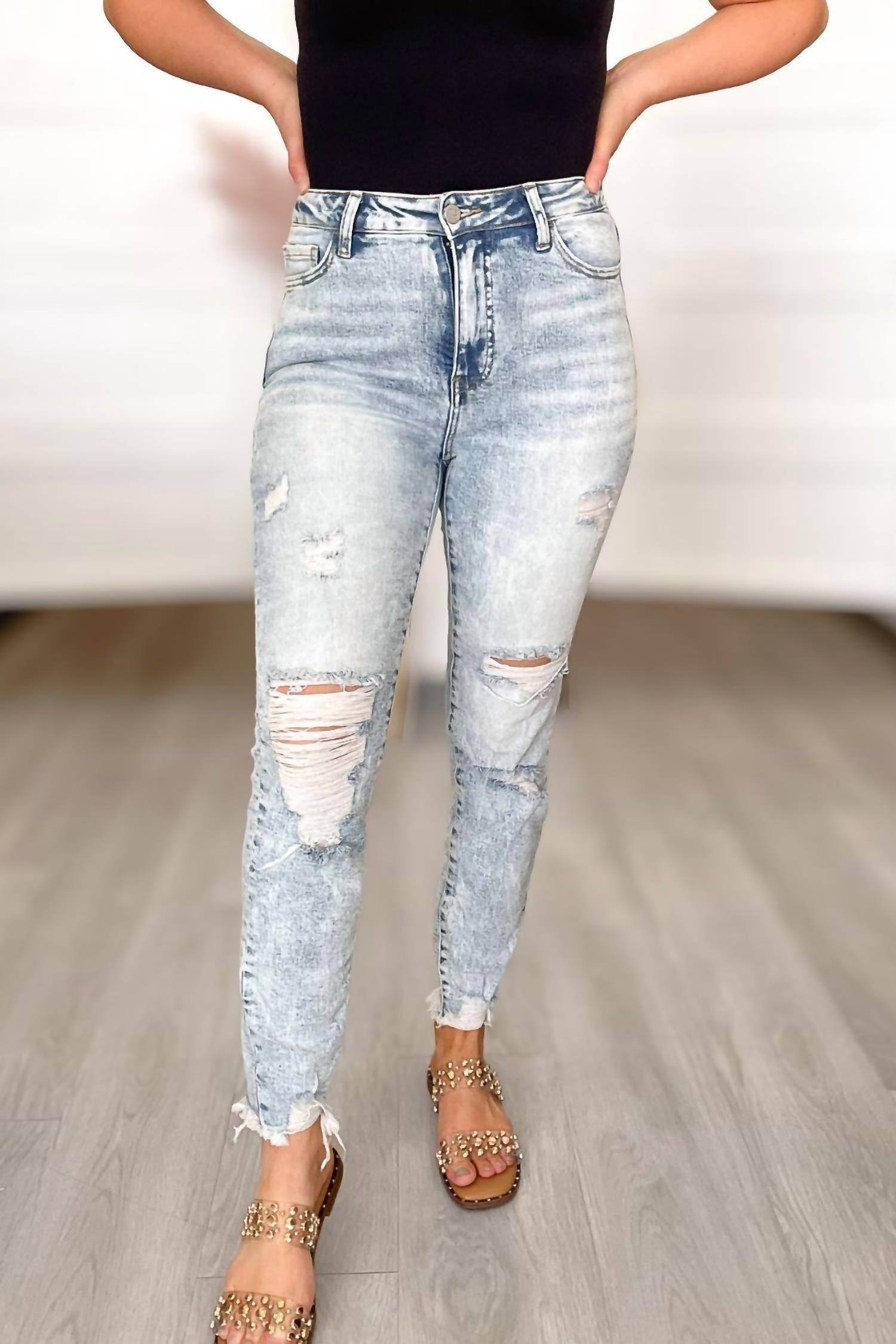 Blakely - Billie Distressed Skinny Jeans - Rack Hunt -