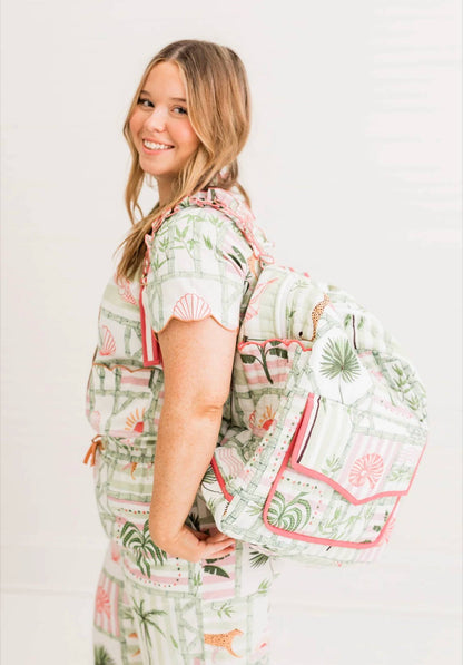 Women's Quilted Backpack