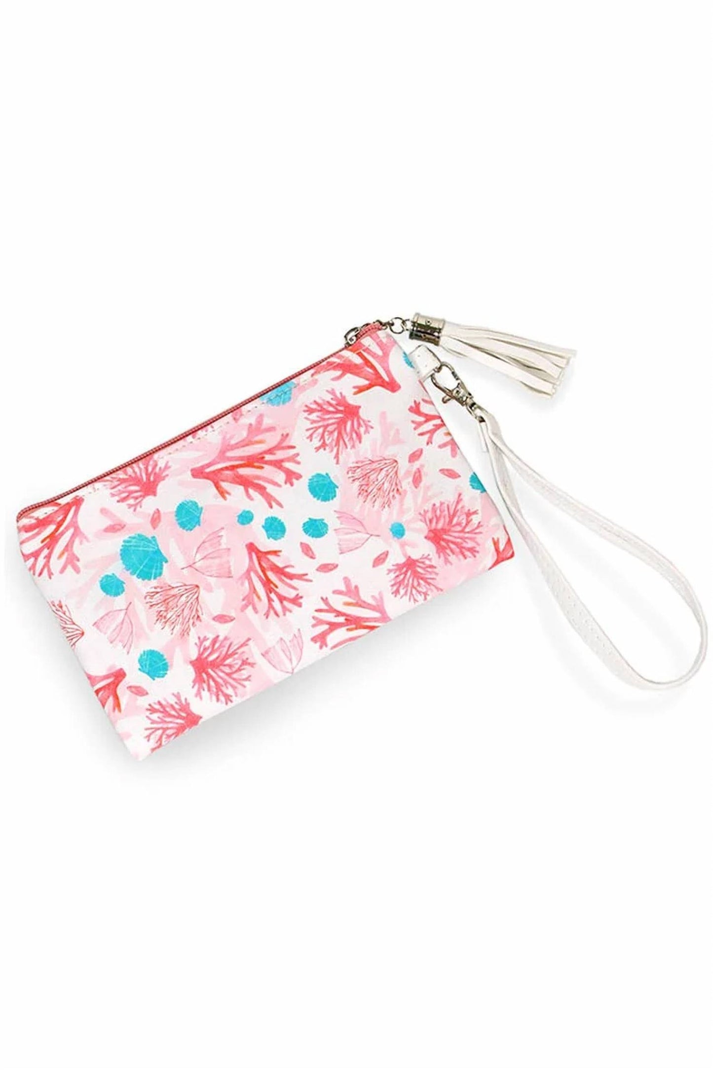 Women's Tropical Print Convertible Clutch Wristlet