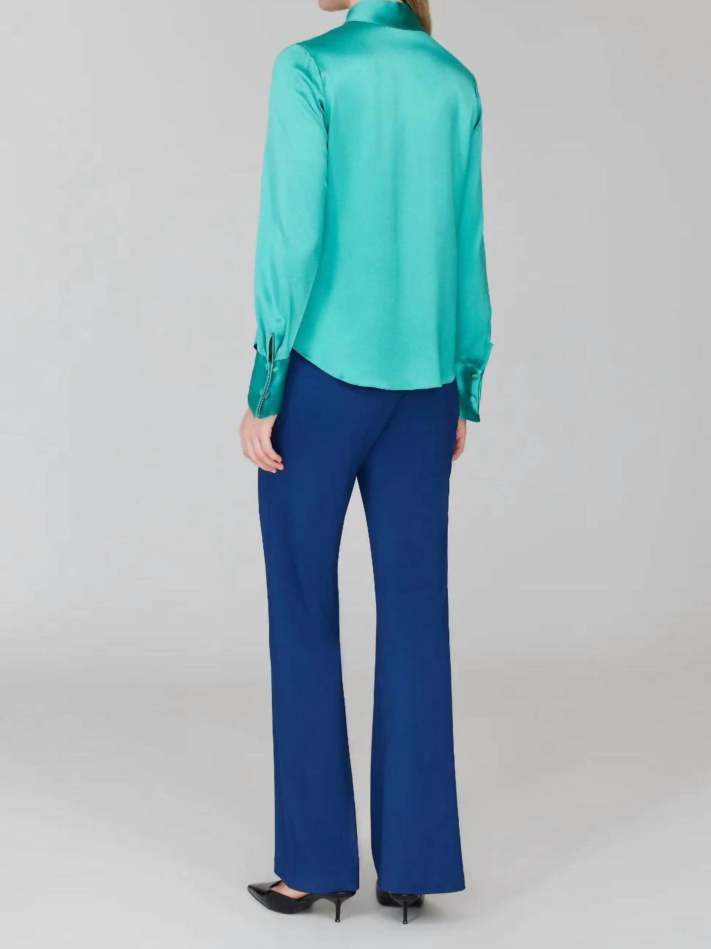 Matte Jersey Straight Pant