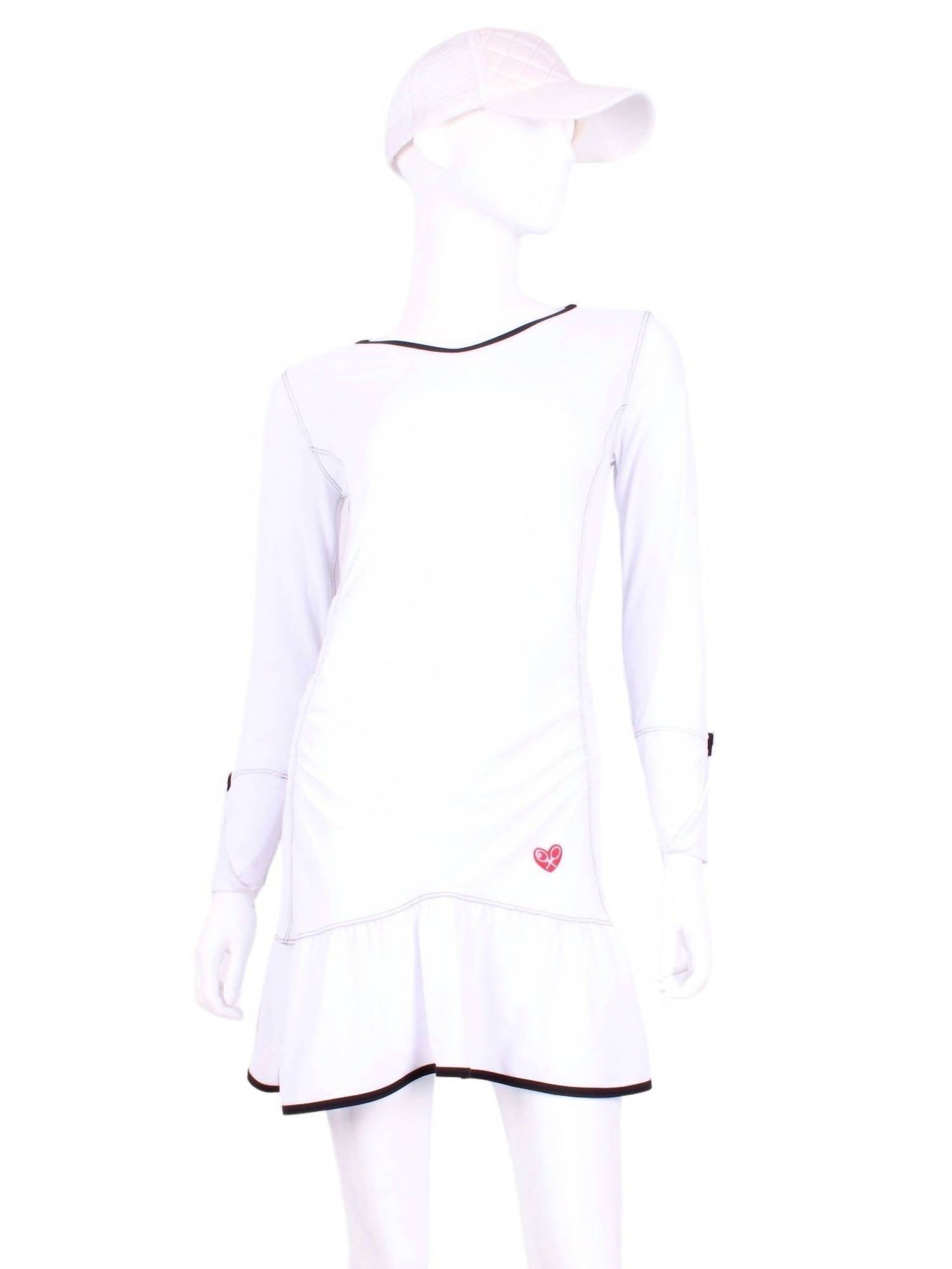 Love Love Tennis - Women's Long Sleeve Vee Monroe Dress - Rack Hunt