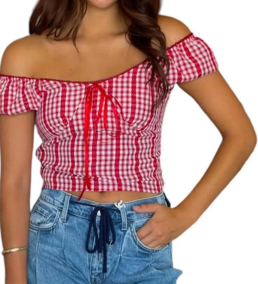 Rosie Posie - Cottagecore Ribbon Top - Rack Hunt