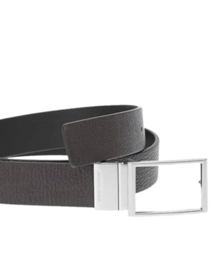 Men's Reversible Textured Leather Belt