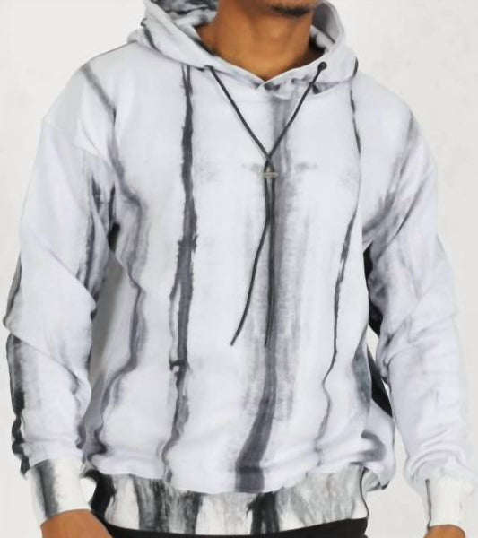Men's Tie Dye Hooded Sweatshirt