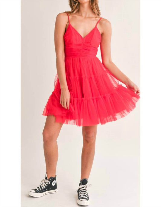 Cason Couture - The Martha Tulle Mini Dress - Rack Hunt -