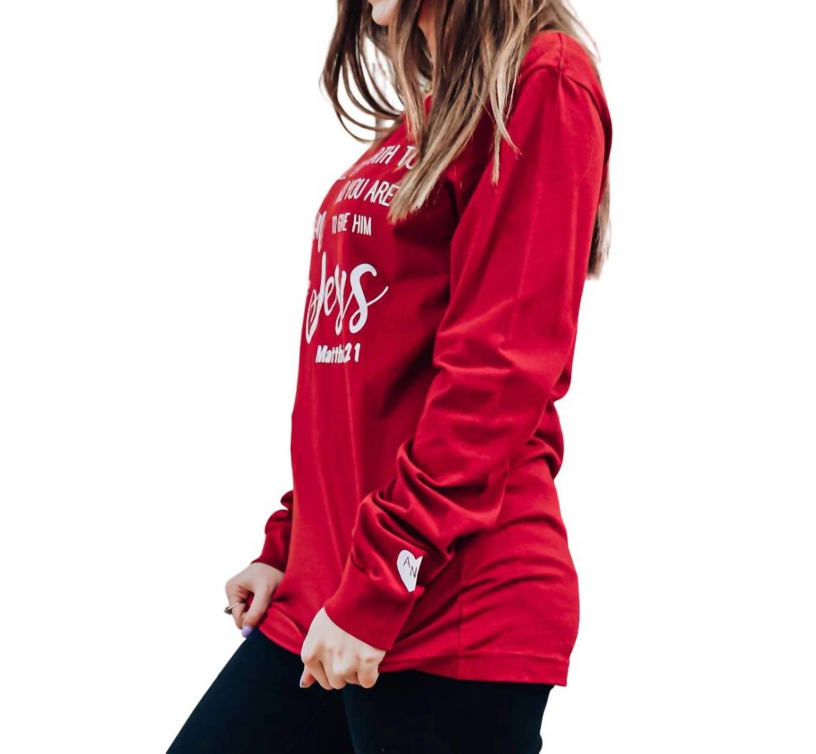 The Addyson Nicole Company - Jesus Long Sleeve Tee - Rack Hunt -