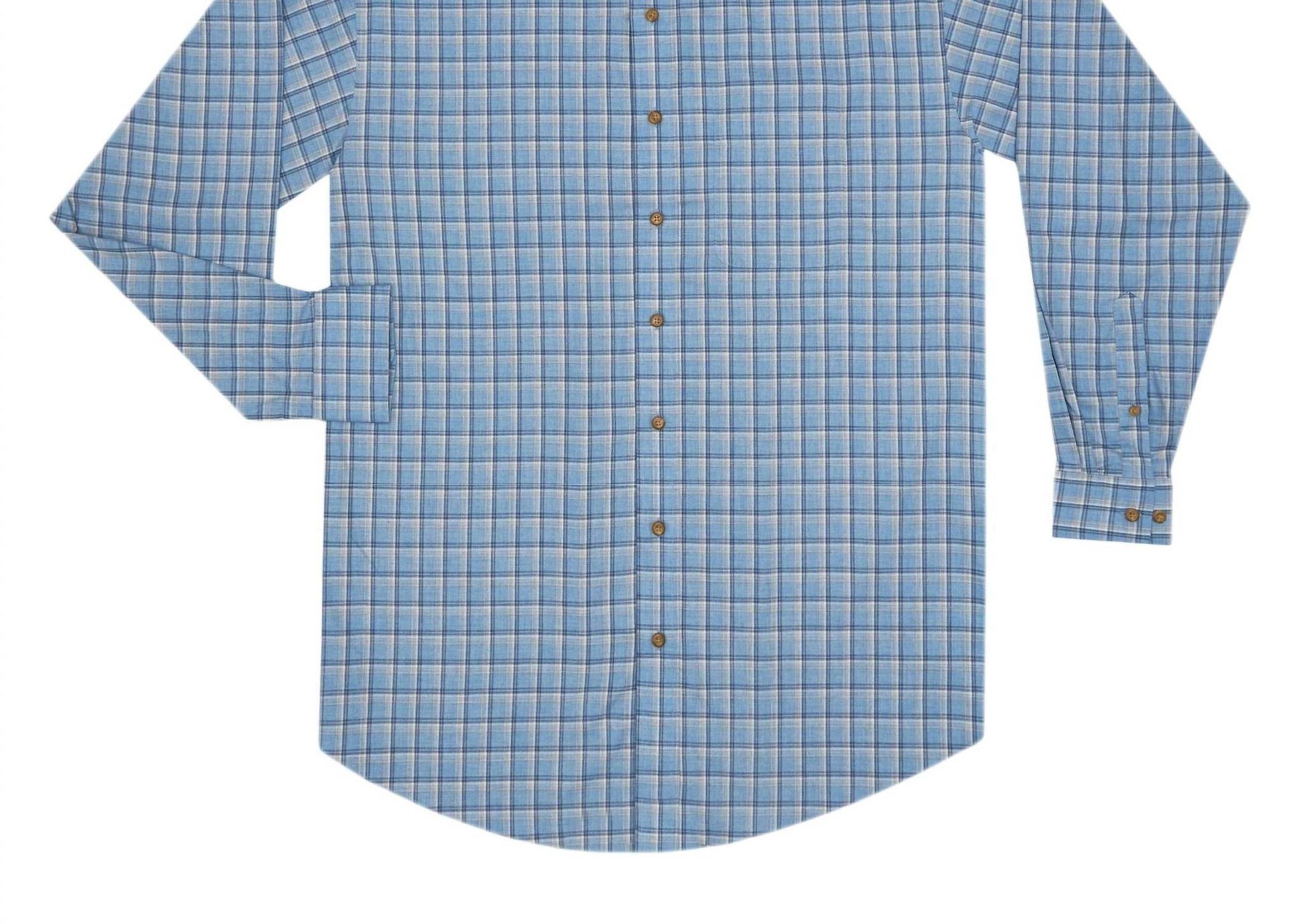 Batton - Men's Non-iron Cotton Long Sleeve Sport Shirt - Rack Hunt -