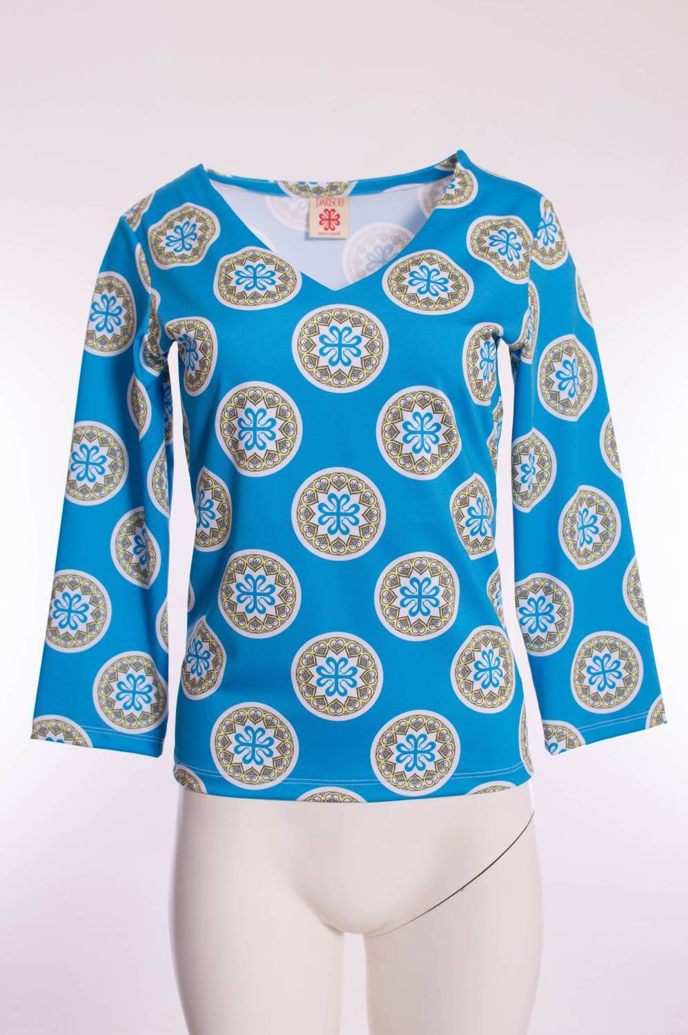 Michelle Parisou - Women's Raya V-neck Top - Rack Hunt -