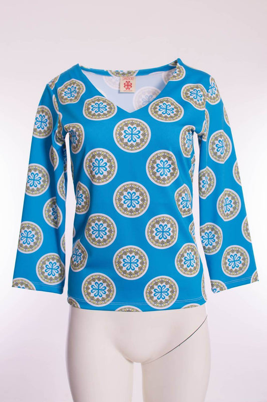 Michelle Parisou - Women's Raya V-neck Top - Rack Hunt -