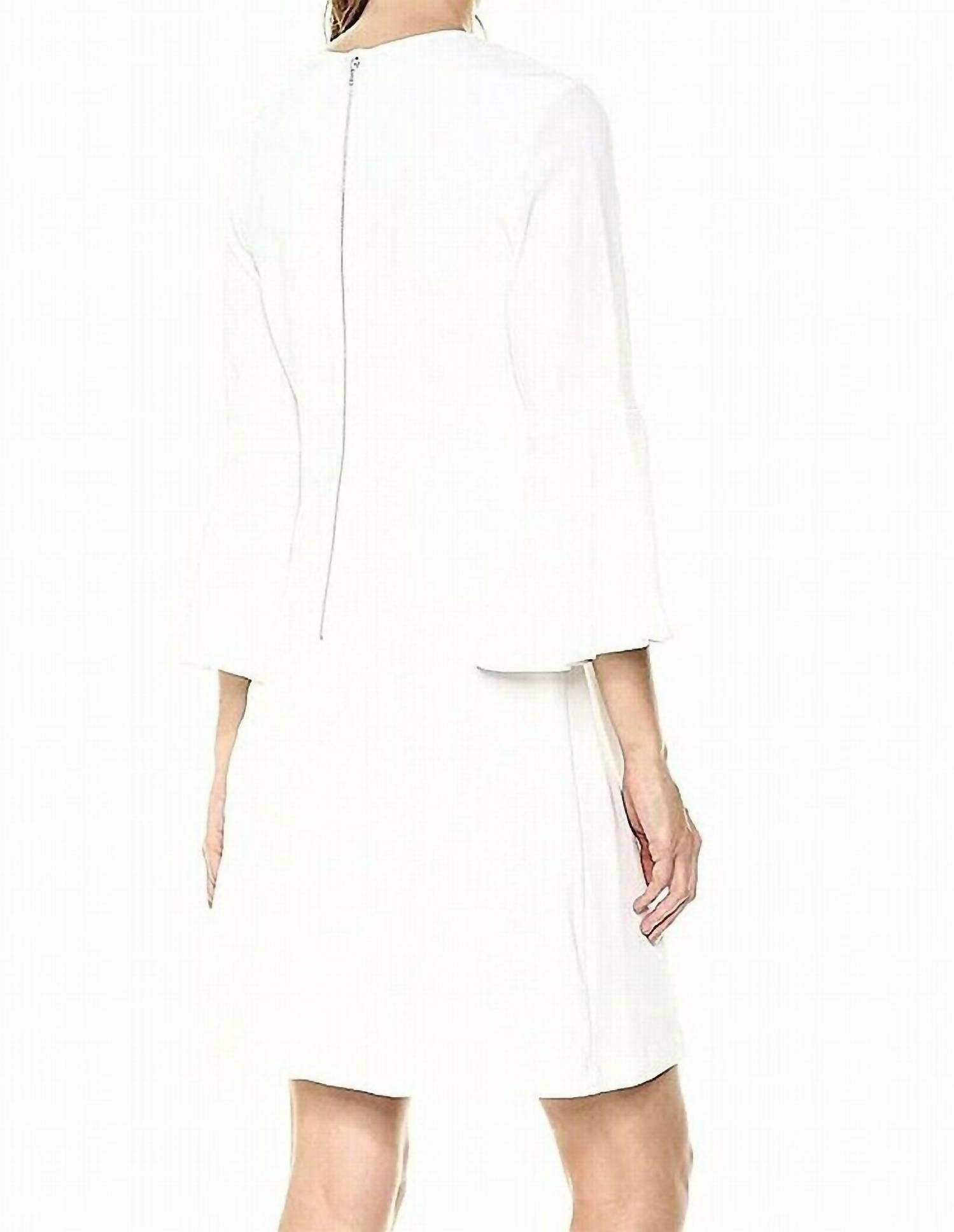 Gabby Skye - Long Sleeve Ruffle Wrap Above Knee Dress - Rack Hunt