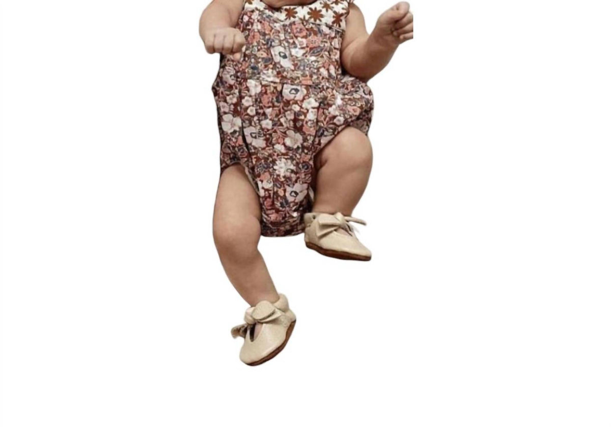 Girls Handmade Baby Bow Moccasins