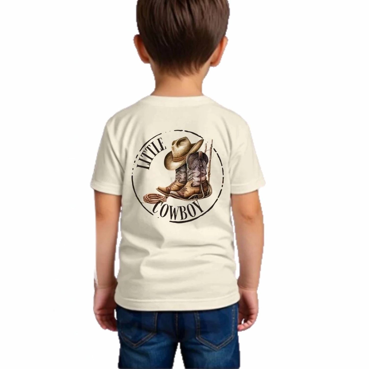 Kid's Cowboy Short Sleeve Graphic Tee