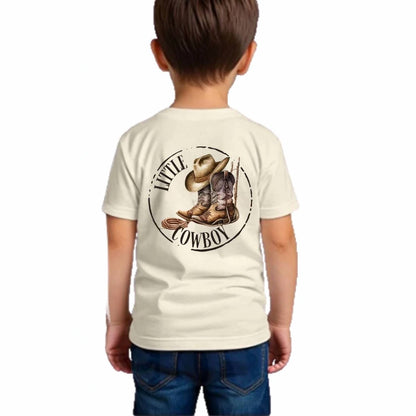 Kid's Cowboy Short Sleeve Graphic Tee