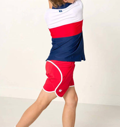 Retro Super Short With Piping