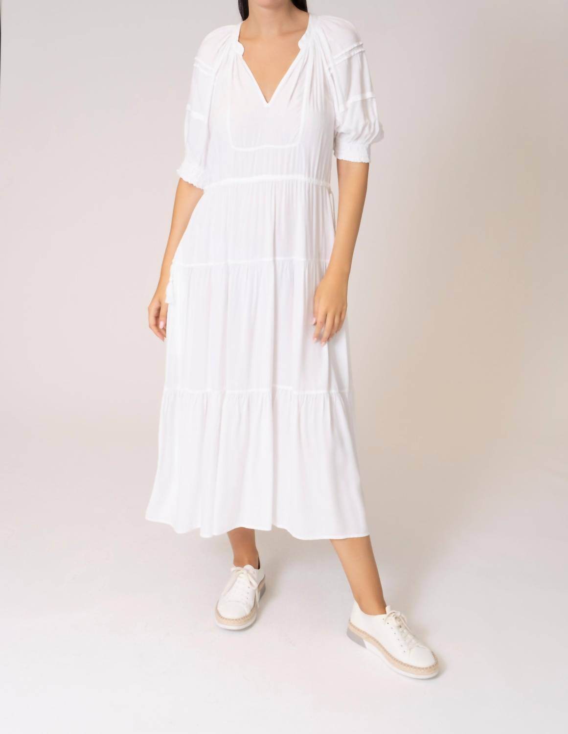 Area Stars - Side Tie Midi Dress - Rack Hunt