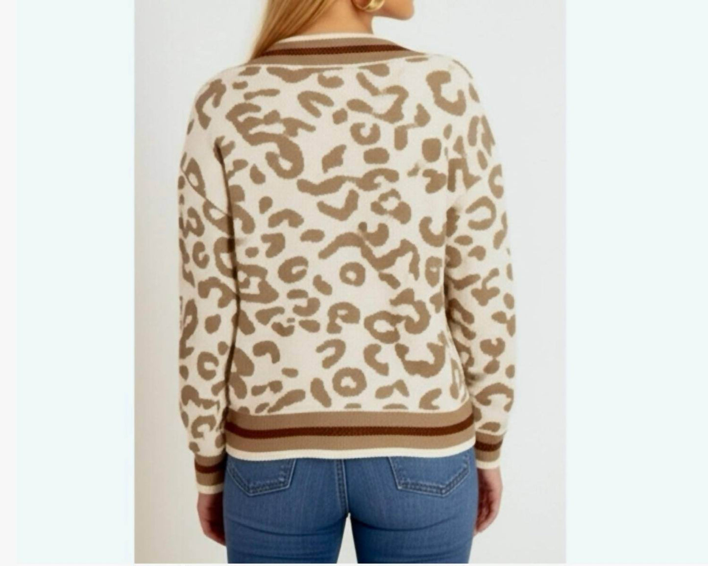 Funkitribe - Animal Print Light Knit Winter Sweater - Rack Hunt -