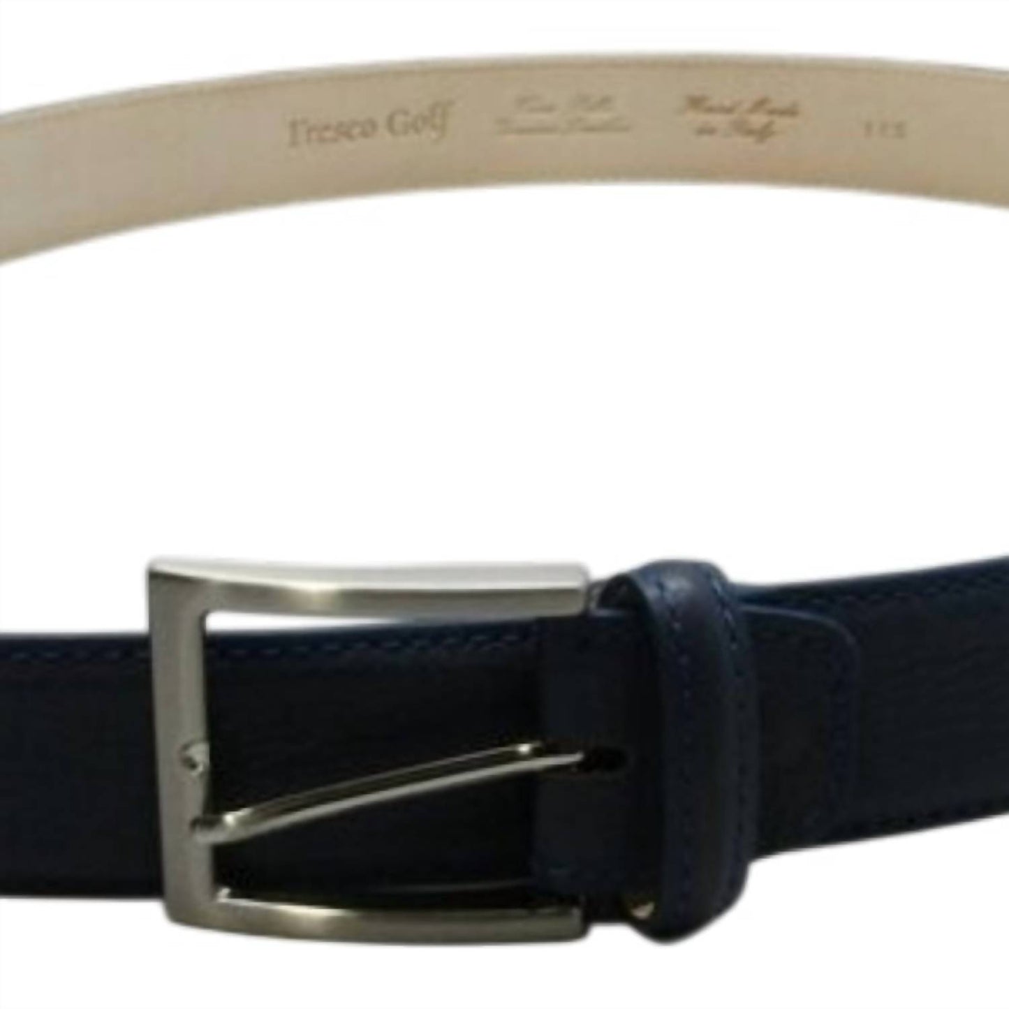 Men's Embossed Leather Belt