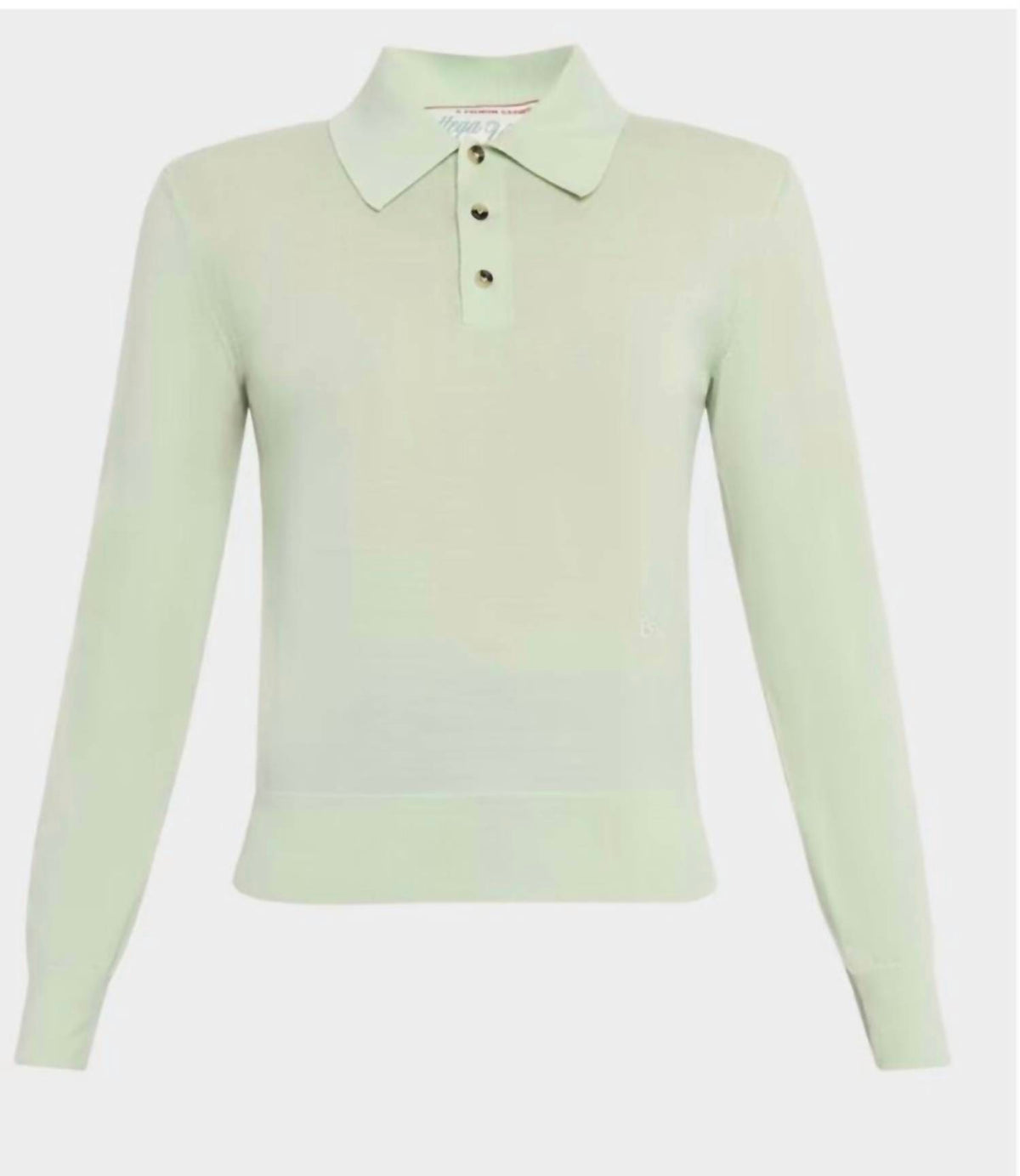 Long Sleeve Cashmere Polo Sweater