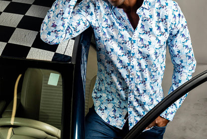 Desert Rose Button Down Shirt