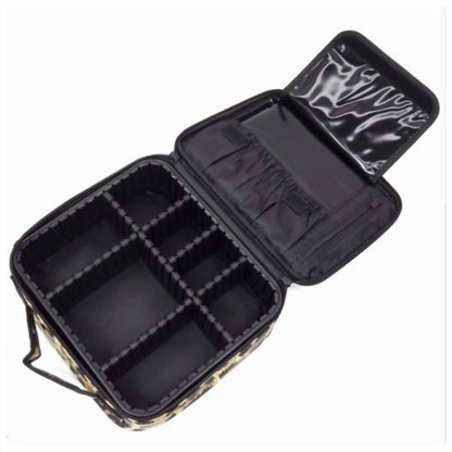 Women's Leopard Print Cosmetic Case