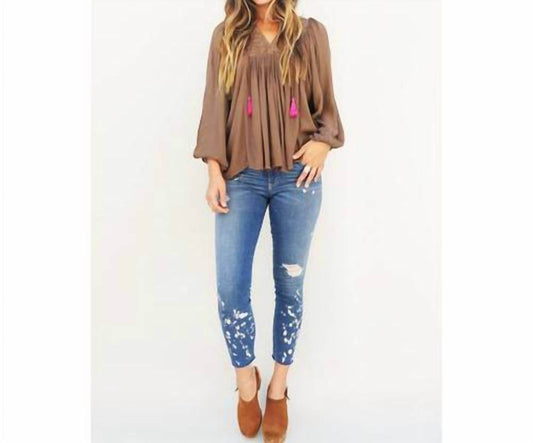 Blue Boheme - Dahlia Top - Rack Hunt -