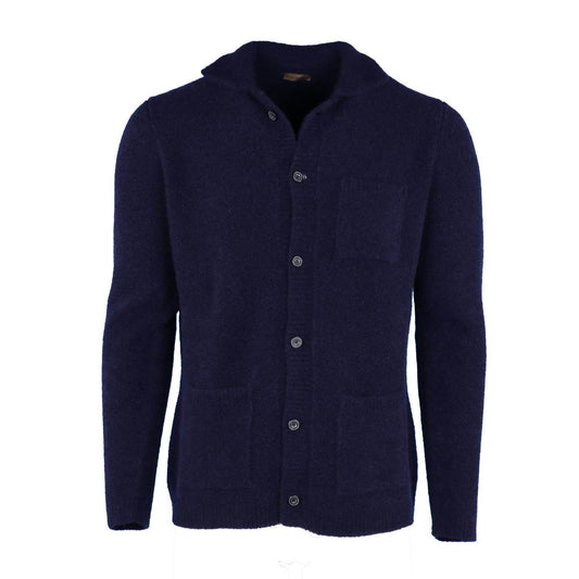 Stile Latino - Men's Mykonos Cashmere And Silk Boucle Cardigan-blazer - Rack Hunt -