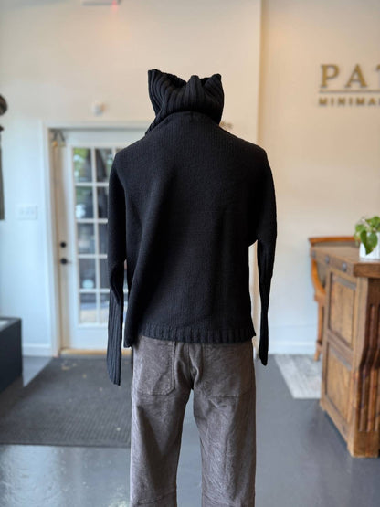 Bat Sleeve Cashmere Turtleneck Sweater