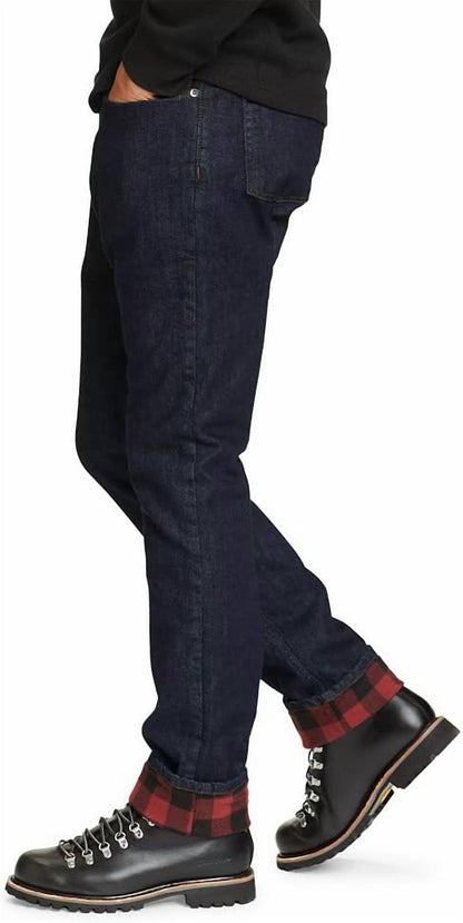 H2low Flex Flannel-lined Straight Fit Jeans