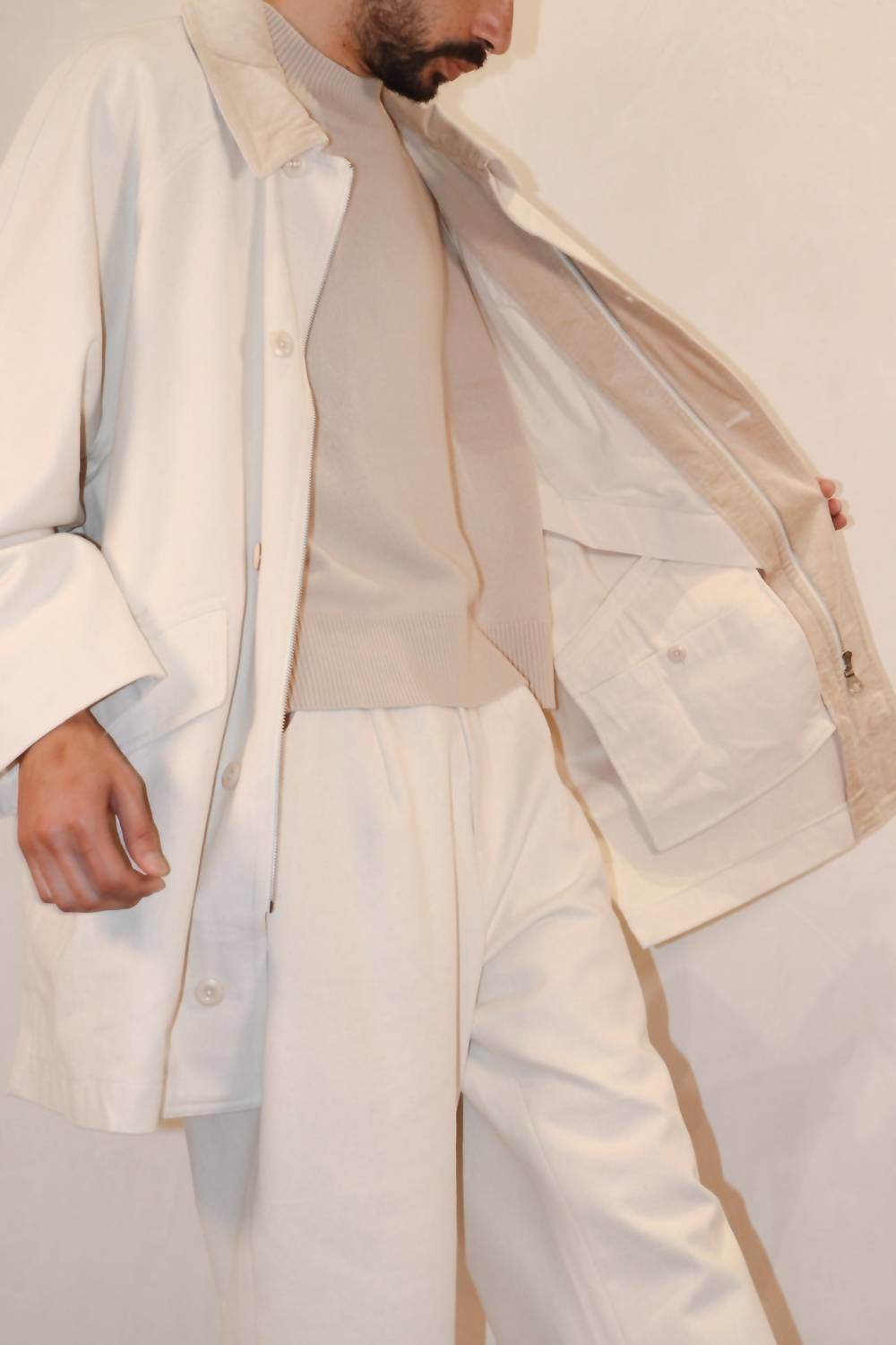 7115 by SZEKI - Mid-length Duster Coat - Rack Hunt