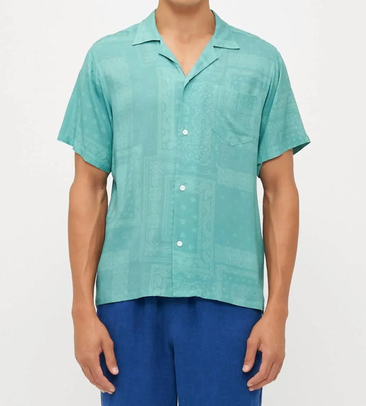 Bather - Tonal Bandana Camp Shirt - Rack Hunt