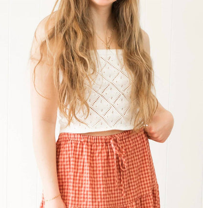 Islander Strapless Knit Top