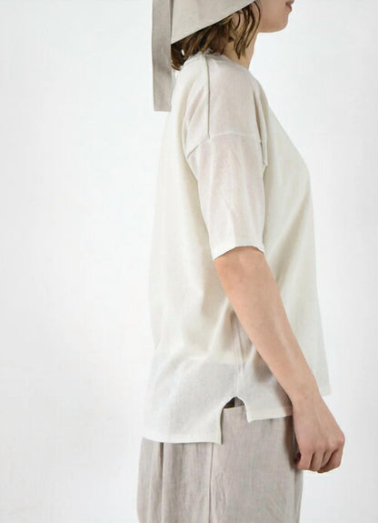 Cotton Half Sleeve Pullover