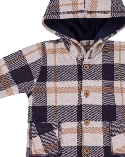EMC - Boys' Checkered Knit Hoodie - Rack Hunt