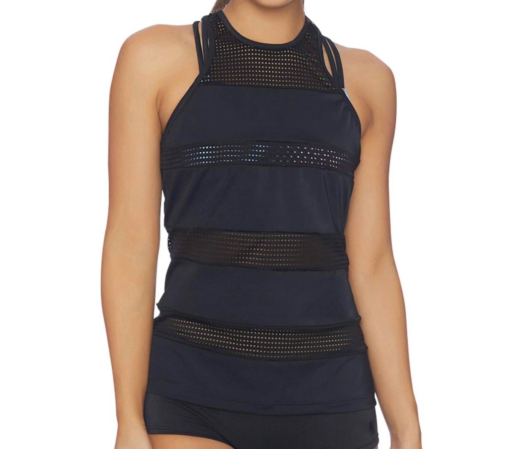 Exist By Next - Verve Activated High Neck 2-in-1 Tank Top With Sports Bra - Rack Hunt -