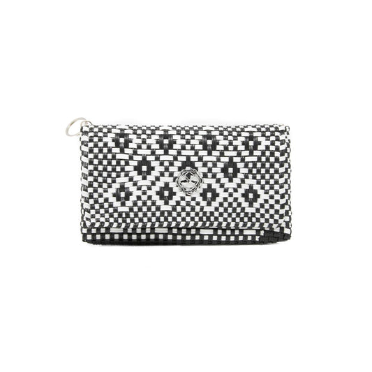 Women's Travel Handmade Aztec Stripe Tote Bag With Clutch