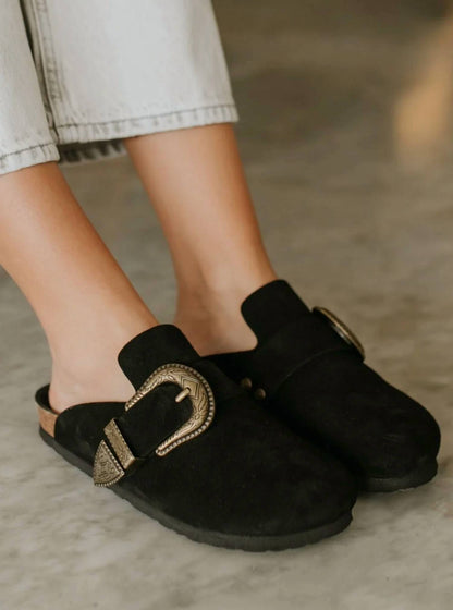 Women's Huma Velour Mule Slides