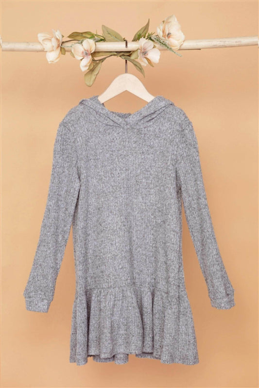 Soprano - Girls Ribbed Soft Knit Sweater Dress - Rack Hunt -