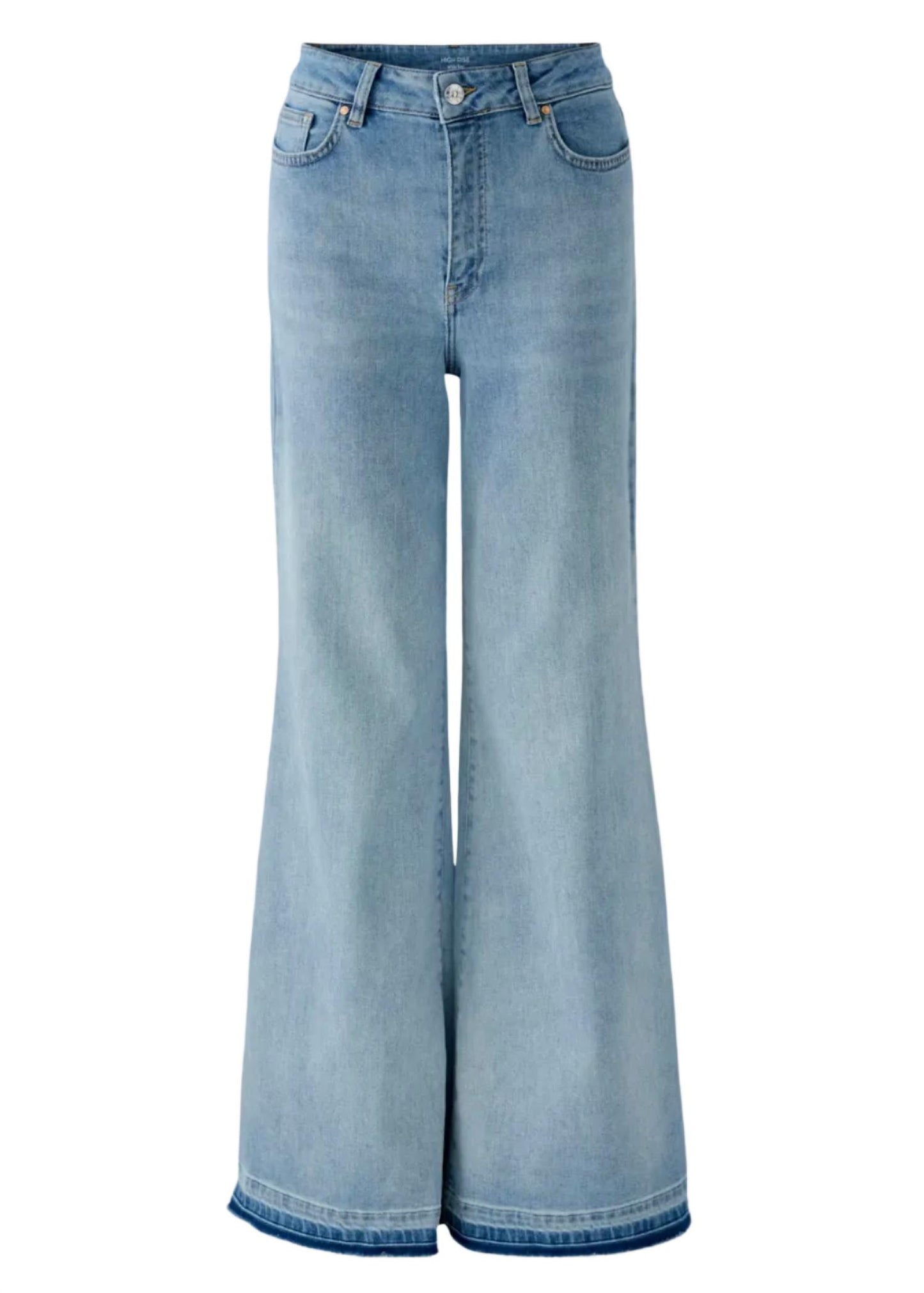 Wide-cut Flared Jeans