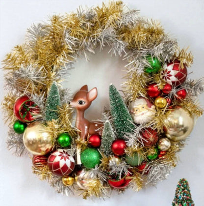 Retro Christmas Wreath