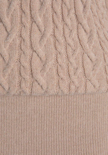 Cable Knit Sweater Dress