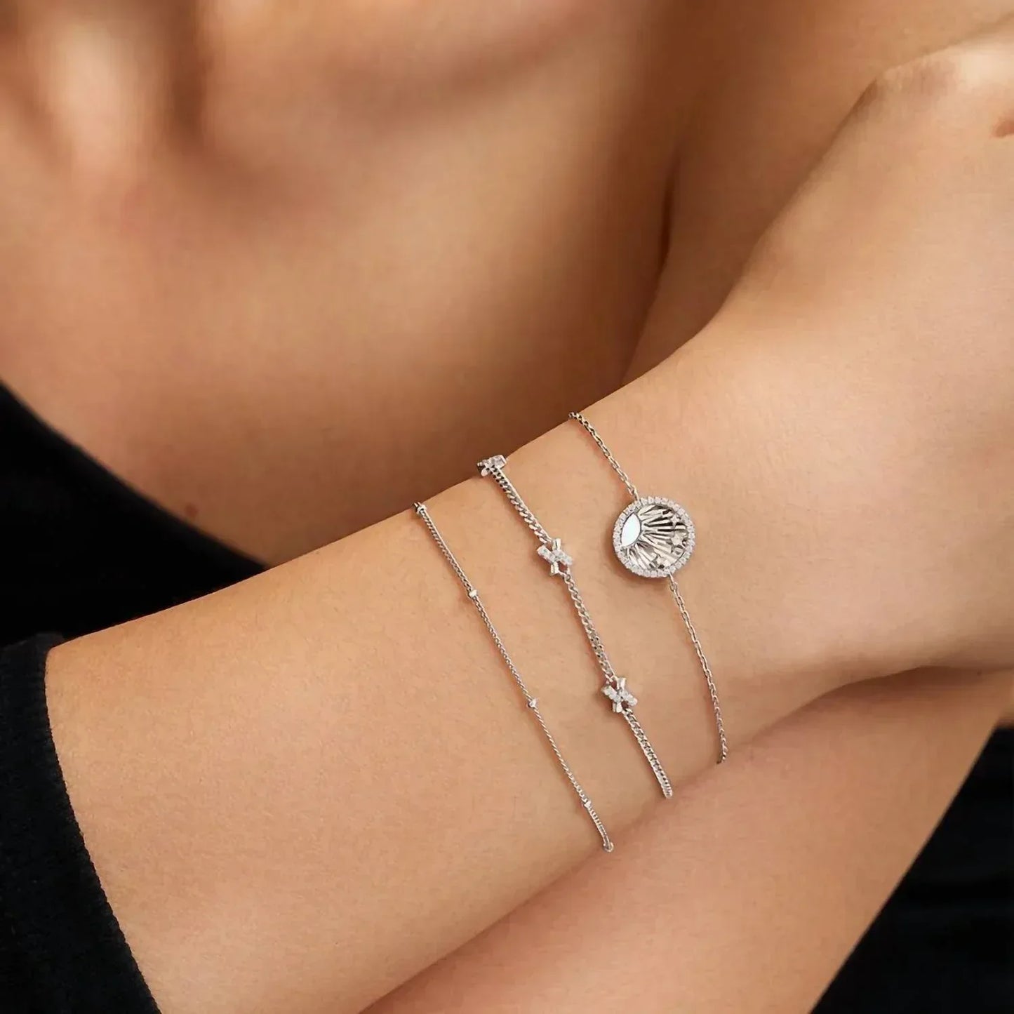 Ania Haie - Women's Shiny Sun Stars Bracelet - Rack Hunt