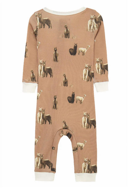 Kid's Alpaca Organic Cotton Zipper Pajama