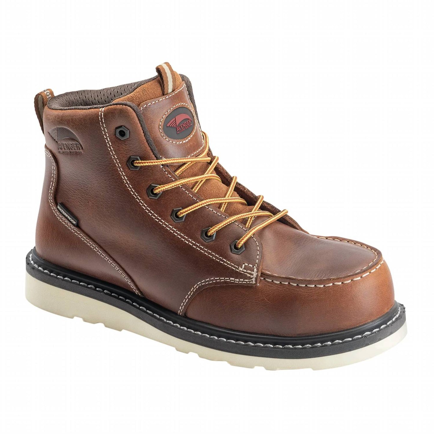 Men's Wedge Moc Toe Waterproof Safety Boots