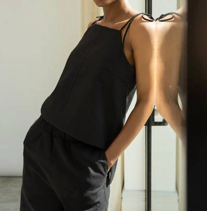 Toni May Cotton Linen Vest