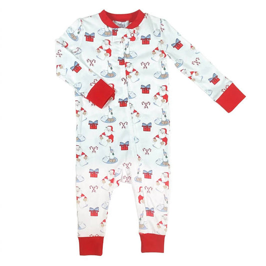 Kid's Santa Milk And Cookies Onesie