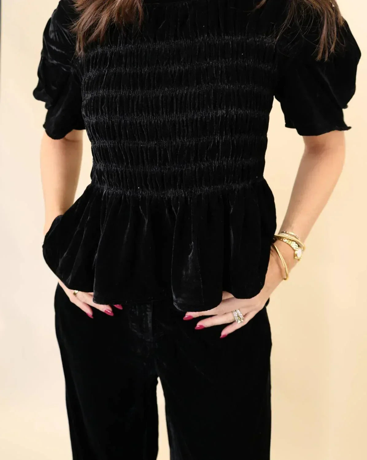 Dèluc - Forrest Stretch Velvet Top - Rack Hunt