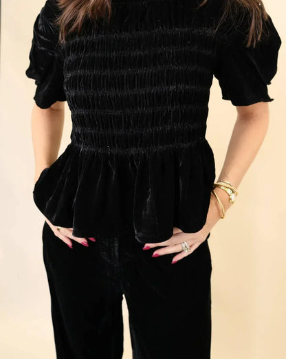 Dèluc - Forrest Stretch Velvet Top - Rack Hunt
