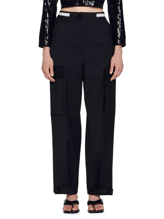 Pre-loved Wide Leg Twill Cargo Pant
